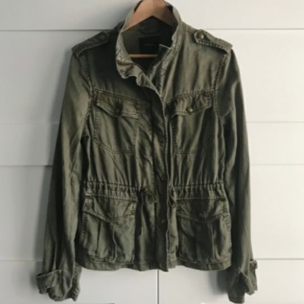Aritzia Wilturn Utility Jacket (Olive Green)